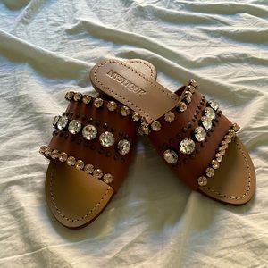 Anthropologie Slide On Sandals
